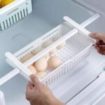 Anubhav Janni Refrigerator Sliding Bucketadjustable Storage Basket Expandable Fridge Rack Vegetable Organizer Tray Box Freeze Space Saver Drawer Kulfi Maker Buckets (Set 4 Pcs) - Image 6