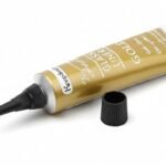 Anubhav Janni Glass Liner Outliner Paint Gold Color Tube for Painting Stained Art Craft Decoration and DIY Artwork ( pack of 1 )
