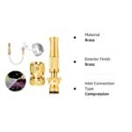 Anubhav Janni Brass Nozzle Water Spray Gun For Car Bike Window Cleaning Sprayer And Plants Gun Pipe Gold Nozzle Sprayer Globe Valve Suitable Gardening Washing (Pack Of 1 Pcs) - Image 5