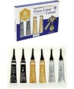 Anubhav Janni Glass Liner Outliner Paint Gold Color Tube for Painting Stained Art Craft Decoration and DIY Artwork ( pack of 1 ) - Image 9