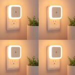 Anubhav Janni  Night Lamp Sensor Light for Bedroom Bed Side Home  Smart Automatic ON/Off Dim LED Lights Energy Saving 0.5W Long Life Hallway Stairs Kitchen Bathroom ( pack of 1 )