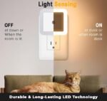 Anubhav Janni  Night Lamp Sensor Light for Bedroom Bed Side Home  Smart Automatic ON/Off Dim LED Lights Energy Saving 0.5W Long Life Hallway Stairs Kitchen Bathroom ( pack of 1 ) - Image 4