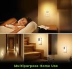 Anubhav Janni  Night Lamp Sensor Light for Bedroom Bed Side Home  Smart Automatic ON/Off Dim LED Lights Energy Saving 0.5W Long Life Hallway Stairs Kitchen Bathroom ( pack of 1 ) - Image 5