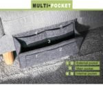 Anubhav Janni Bedside Sofa Caddy Organizer Organizer Holder Dorm College Room Bunk Bed Hospital Kids Baby Pockets Phones Magazines Tablets Felt Caddy Bedside (Pack Of 1 Pcs) - Image 6