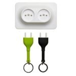 Anubhav Janni Home Decorative Keys Hanger 2 Switch Your Double Plug N Unplug Key Chain Holder ( pack of 1 ) - Image 6