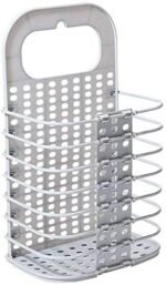 Anubhav Janni Hanging Folding Laundry Basket Wall Mounted Bathroom Mesh Toiletry Organization Washing Bathroom Bedroom Kitchen Home Office Clothes (Pack Of 1 Pcs)