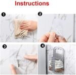 Anubhav Janni Hanging Folding Laundry Basket Wall Mounted Bathroom Mesh Toiletry Organization Washing Bathroom Bedroom Kitchen Home Office Clothes (Pack Of 1 Pcs) - Image 4