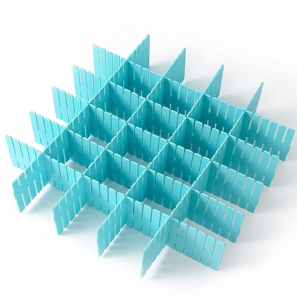 Anubhav Janni Adjustable Drawer Organizer Stretchable Interlocking Clapboard Divider Socks Tie Makeup Kitchen Dresser Bag Organisers (Pack Of 8 Pcs) Anubhav Janni Adjustable Drawer Organizer Stretchable Interlocking Clapboard Divider Socks Tie Makeup Kitchen Dresser Bag Organisers (Pack Of 8 Pcs) - Image 1