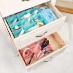 Anubhav Janni Adjustable Drawer Organizer Stretchable Interlocking Clapboard Divider Socks Tie Makeup Kitchen Dresser Bag Organisers (Pack Of 8 Pcs) - Image 6