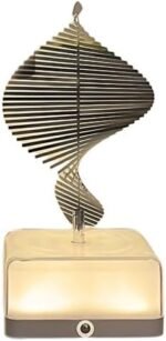 Anubhav Janni DNA Shape Stereoscopic Lighting 3D 360 Rotating Ambient Christmas Night Light Bedroom Hall Living Room Study Decorative Lamp USB Charging  ( pack of 1 )
