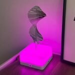 Anubhav Janni DNA Shape Stereoscopic Lighting 3D 360 Rotating Ambient Christmas Night Light Bedroom Hall Living Room Study Decorative Lamp USB Charging  ( pack of 1 ) - Image 2