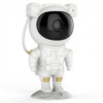 Anubhav Janni Astronaut Projector with 360° Galaxy and Star Projector Remote  Timer Space Night Light Robot Room Decor Lamp Kids ( pack of 1 )