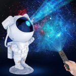 Anubhav Janni Astronaut Projector with 360° Galaxy and Star Projector Remote  Timer Space Night Light Robot Room Decor Lamp Kids ( pack of 1 ) - Image 2