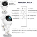 Anubhav Janni Astronaut Projector with 360° Galaxy and Star Projector Remote  Timer Space Night Light Robot Room Decor Lamp Kids ( pack of 1 ) - Image 4