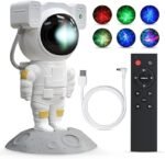 Anubhav Janni Astronaut Projector with 360° Galaxy and Star Projector Remote  Timer Space Night Light Robot Room Decor Lamp Kids ( pack of 1 ) - Image 5