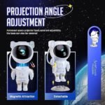 Anubhav Janni Astronaut Projector with 360° Galaxy and Star Projector Remote  Timer Space Night Light Robot Room Decor Lamp Kids ( pack of 1 ) - Image 6