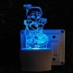 Anubhav Janni  Night Lamp  Design Acrylic Light with Plug for Bedroom Kitchen Home Office 7 Color Changing ( pack of 1 ) - Image 4