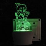 Anubhav Janni  Night Lamp  Design Acrylic Light with Plug for Bedroom Kitchen Home Office 7 Color Changing ( pack of 1 ) - Image 5