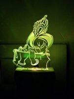 Anubhav Janni  Night Lamp  Design Acrylic Light with Plug for Bedroom Kitchen Home Office 7 Color Changing ( pack of 1 ) - Image 8