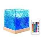 Anubhav Janni Crystal Lamp Water Ripple Projector Night Light with Remote Control and USB Cable ( pack of 1 )