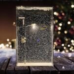 Anubhav Janni DIY Snowfall Lamp Handmade Snow Globe Night Light with Street Light Christmas Winter Decor Snowflake Lamp for Home Kids Birthday Gifts Desktop Decor ( pack of 1 ) - Image 2