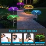 Anubhav Janni Solar  Jellyfish Garden Lights Lights 7 Color Changing, Waterproof String for Yard Patio Garden, Outdoor Party Wedding Birthday ( pack of 1 ) - Image 7