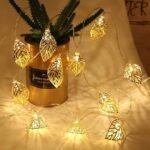 Anubhav Janni Leaf Light for Decoration - 14 LED 14ft Golden Metal String Light for Home Decorations Aesthetic Room Decor Lights Decorative Lights Led Lights for Decoration ( pack of 1 ) - Image 4