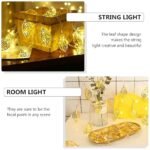 Anubhav Janni Leaf Light for Decoration - 14 LED 14ft Golden Metal String Light for Home Decorations Aesthetic Room Decor Lights Decorative Lights Led Lights for Decoration ( pack of 1 ) - Image 7