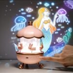 Anubhav Janni Night Light Rabbit Sky Projector for Kids Degree Rotating Lamp with Films Color Modes Rechargeable Battery Decorative Bedroom and Office ( pack of 1 ) - Image 9