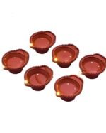 Anubhav Janni Water Sensor Diya Set  Electric Flameless Smokeless LED Diyas for Diwali Festival Balcony Home Office Decor Useful Festivals ( pack of 1 )