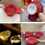 Anubhav Janni Water Sensor Diya Set  Electric Flameless Smokeless LED Diyas for Diwali Festival Balcony Home Office Decor Useful Festivals ( pack of 1 ) - Image 6