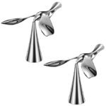 Anubhav Janni Stainless Steel Balancing Bird Sculpture – Modern Metal Desk Decor, Gravity Balance Art Ornament for Home Office Tabletop Display, Unique Gift Showpiece ( pack of 1 )