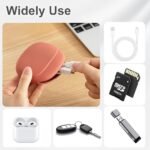 Anubhav Janni Silicone Data Cable Storage Case Organizer Mini Key Box Data Storage Case Portable Wired Headset Pouch for Travel Home Office Everyday Use Silicone Case ( pack of 3 ) - Image 8