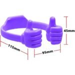 Anubhav Janni OK Mobile Stand Phone Holder Universal Flexible Portable Cellphone Tablet Smartphone Mount Cradle Thumb for All Smartphones and Tablets Thumbs up Designed Best  Phones ( pack of 2 ) - Image 5