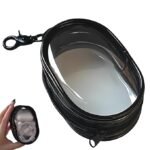 Anubhav Janni Mini Transparent Travel Cable Organizer Storage Bag - Compact for Data Cables Headphones More Cord and Charger with Hook Waterproof PVC Earphones USB Small Port ( pack of 1 ) - Image 5