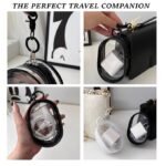 Anubhav Janni Mini Transparent Travel Cable Organizer Storage Bag - Compact for Data Cables Headphones More Cord and Charger with Hook Waterproof PVC Earphones USB Small Port ( pack of 1 ) - Image 6