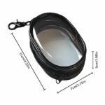 Anubhav Janni Mini Transparent Travel Cable Organizer Storage Bag - Compact for Data Cables Headphones More Cord and Charger with Hook Waterproof PVC Earphones USB Small Port ( pack of 1 ) - Image 9