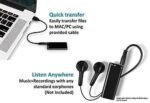 Anubhav Janni Small Audio Recording Device Digital Voice Recorder Inbuilt Memory Size Clear Sound Up to 10 Feet 12 Hours Working Time Black Mini Super Long Storage Capacity ( pack of 1 ) - Image 7