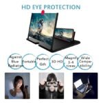 Anubhav Janni 3D Mobile Screen Magnifier Folding Stand Holder Portable Anti-Radiation 3D Enlarger for All Smartphones Magnifier HD Foldable Smartphone with Anti-Glare Magnifying ( pack of 1 ) - Image 4