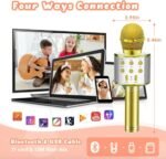 Anubhav Janni Round Mike Handheld Singing Mike Multi-Function Bluetooth with Microphone Speaker for All Smart Phone Bluetooth Toy Toddlers Musical Boys Girls Fun Learning Kids - Image 2