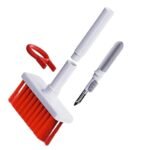 Anubhav Janni 5-in-1 Keyboard Cleaner Multi-Function Computer Tools Kit Corner Gap Duster Key-Cap Puller for Bluetooth Earphones Laptop Air-pods Pro Camera Lens Brush ( pack of 1 )