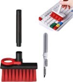 Anubhav Janni 5-in-1 Keyboard Cleaner Multi-Function Computer Tools Kit Corner Gap Duster Key-Cap Puller for Bluetooth Earphones Laptop Air-pods Pro Camera Lens Brush ( pack of 1 ) - Image 5
