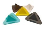 Anubhav Janni Pyramid Mobile Stand Portable Three-Sided Triangle Desktop Paradise Universal Phone Shape Holder Accessories Table ( pack of 10 )