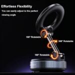 Anubhav Janni K007 Magnetic Phones Holder Vacuum Suction Magnetic Bracket New 360° Rotatable 180° Foldable Phone Holder for Car/Gym/Travel Upgraded Car Reinforced ( pack of 1 ) - Image 3