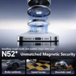 Anubhav Janni K007 Magnetic Phones Holder Vacuum Suction Magnetic Bracket New 360° Rotatable 180° Foldable Phone Holder for Car/Gym/Travel Upgraded Car Reinforced ( pack of 1 ) - Image 4