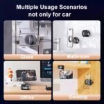 Anubhav Janni K007 Magnetic Phones Holder Vacuum Suction Magnetic Bracket New 360° Rotatable 180° Foldable Phone Holder for Car/Gym/Travel Upgraded Car Reinforced ( pack of 1 ) - Image 8