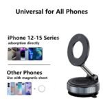 Anubhav Janni K007 Magnetic Phones Holder Vacuum Suction Magnetic Bracket New 360° Rotatable 180° Foldable Phone Holder for Car/Gym/Travel Upgraded Car Reinforced ( pack of 1 ) - Image 9