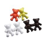 Anubhav Janni Cute Bear Snap Buckles Adorable and Functional Accessories Teddy Shape Design Detachable Jeans Button Adjustable Pins Waist Tightener Clip for Women Men (Pack of 2)