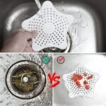 Anubhav Janni Silicone Star Shape Sink Filter Shower Drain Hair Catcher Anti-Clogging Floor Bathroom Accessories Shaped Strainer Hole Clog Filter- Kitchen ( pack of 4 ) - Image 3