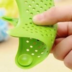 Anubhav Janni Silicone Star Shape Sink Filter Shower Drain Hair Catcher Anti-Clogging Floor Bathroom Accessories Shaped Strainer Hole Clog Filter- Kitchen ( pack of 4 ) - Image 4